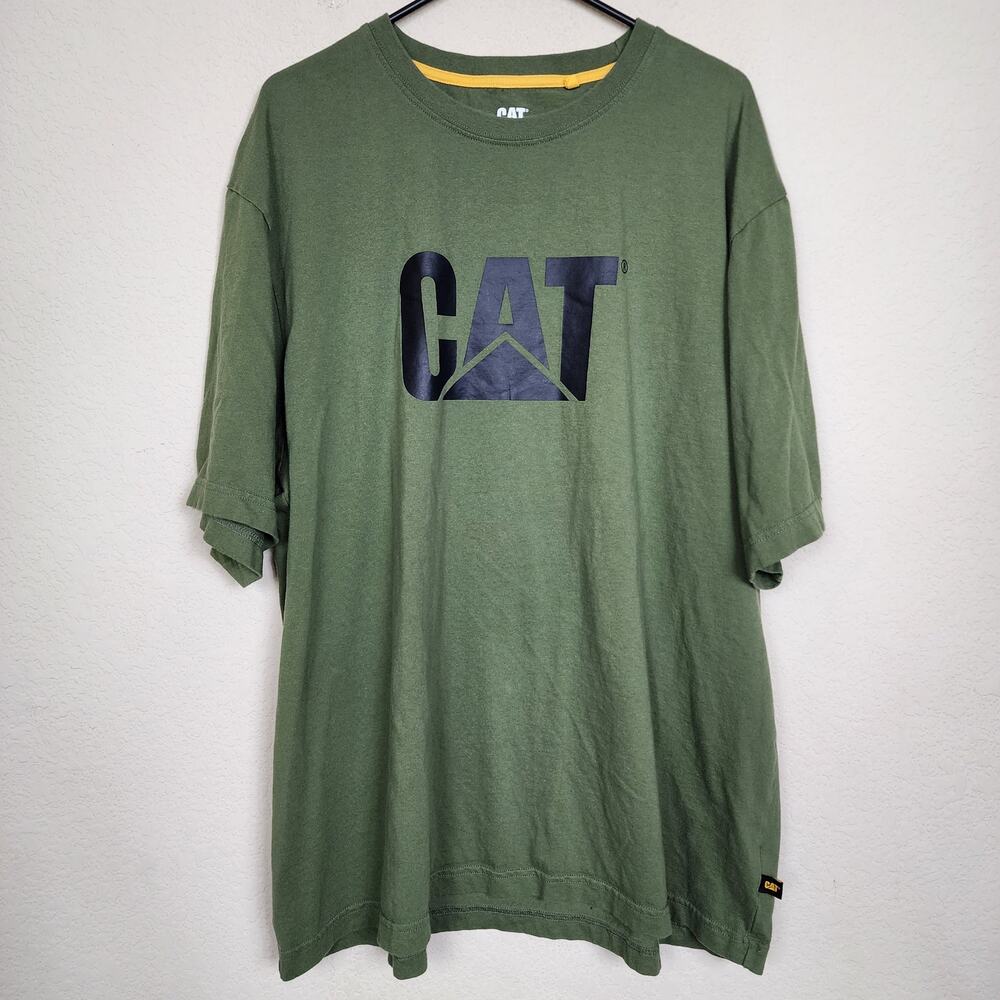 CAT XXL Green Tee Shirt